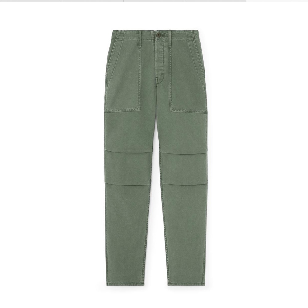 MOTHER Green Women's Jeans Barrel.